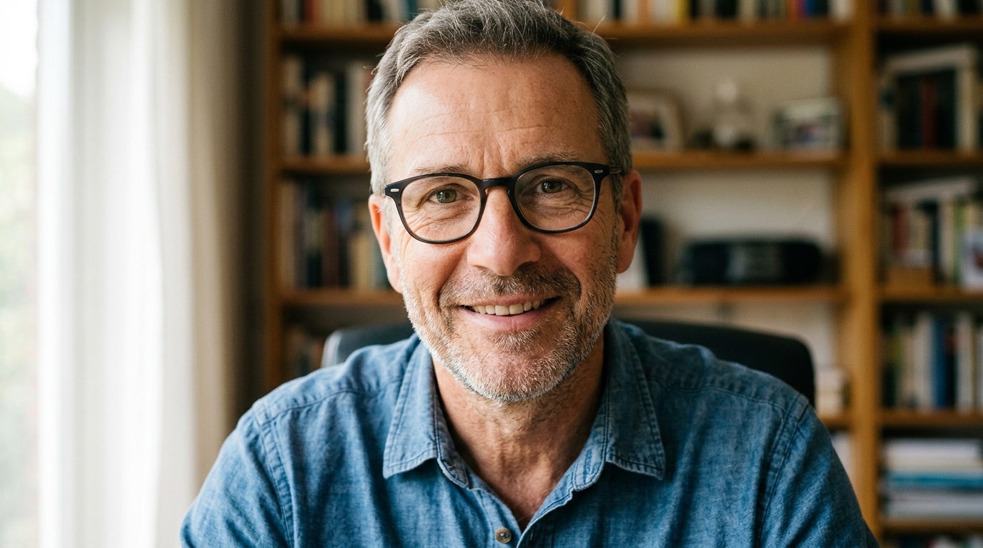 David on a video call